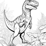 Allosaurus Coloring page