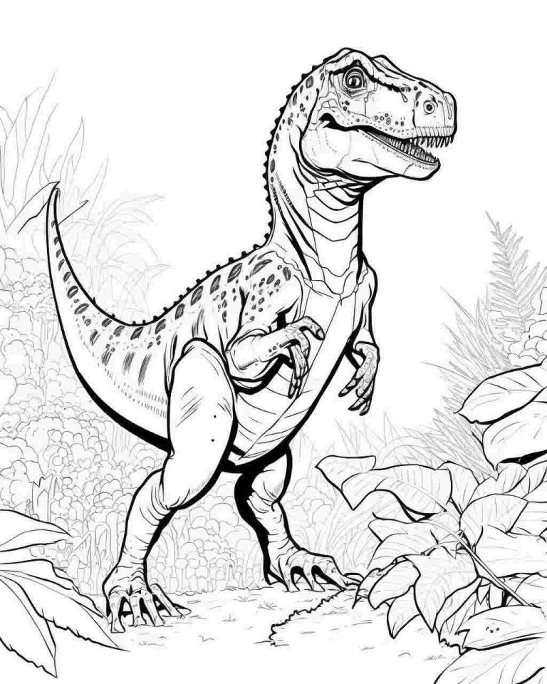 Allosaurus Coloring Pages - ColoringFunHouse