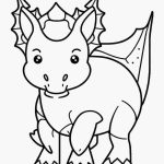 Baby triceratops coloring page