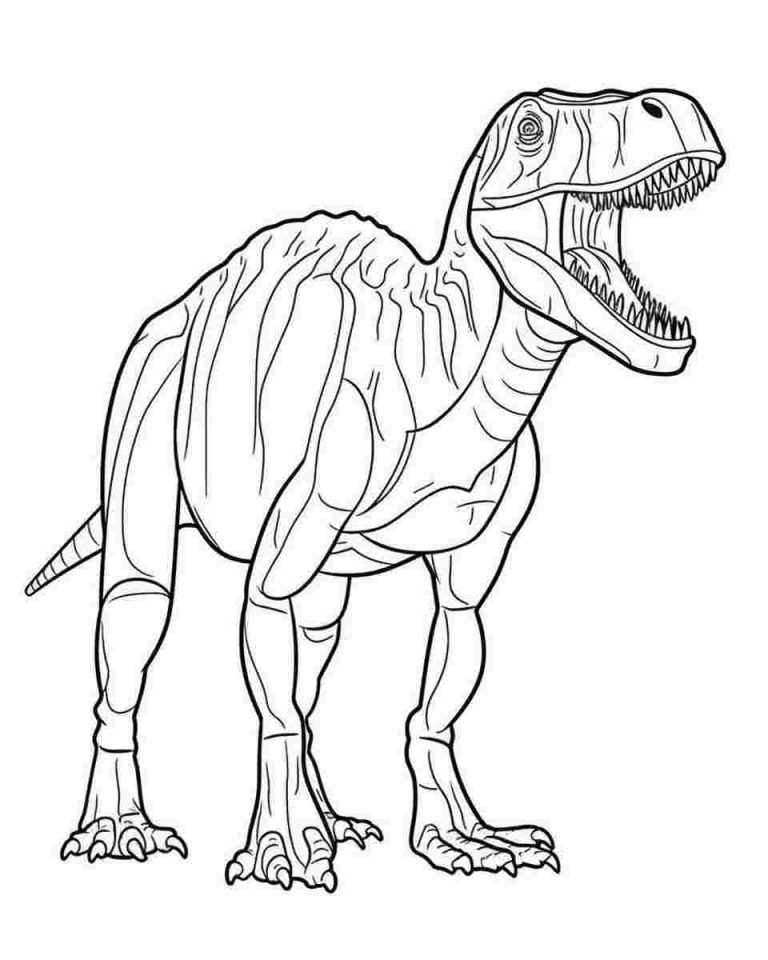 Tyrannosaurus Rex - Coloringfunhouse